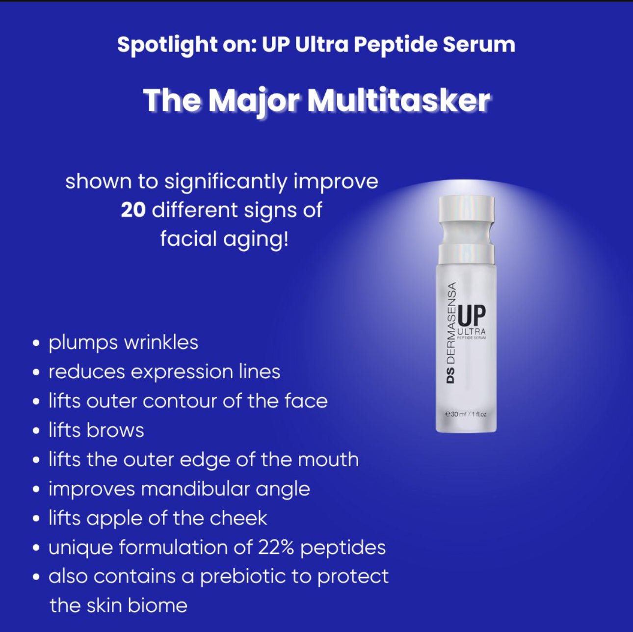 DS Dermasensa UP Ultra Peptide Serum UP 2.0多肽塑顏提拉緊致精華 - La Fée Beauty