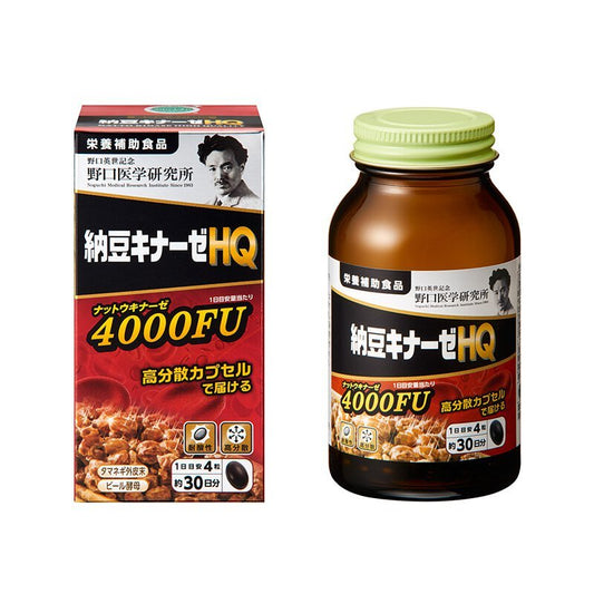 野口醫學 研究所 野口醫學研究所 納豆丸 激酶 DX 4000fu 120粒 (約30日至60日) - La Fée Beauty
