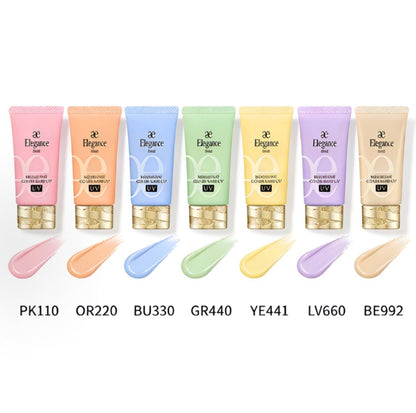 Elegance 2026春季限定 Modeling Color Base UV高效防曬校色妝前底霜 30g - La Fée Beauty