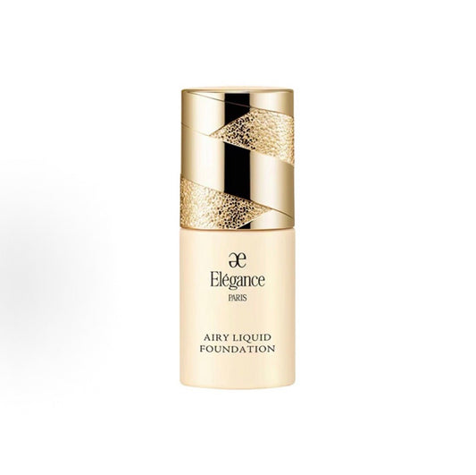 Elegance AIRY LIQUID FOUNDATION 水潤輕薄 粉底液 自然氣色 30ml - La Fée Beauty