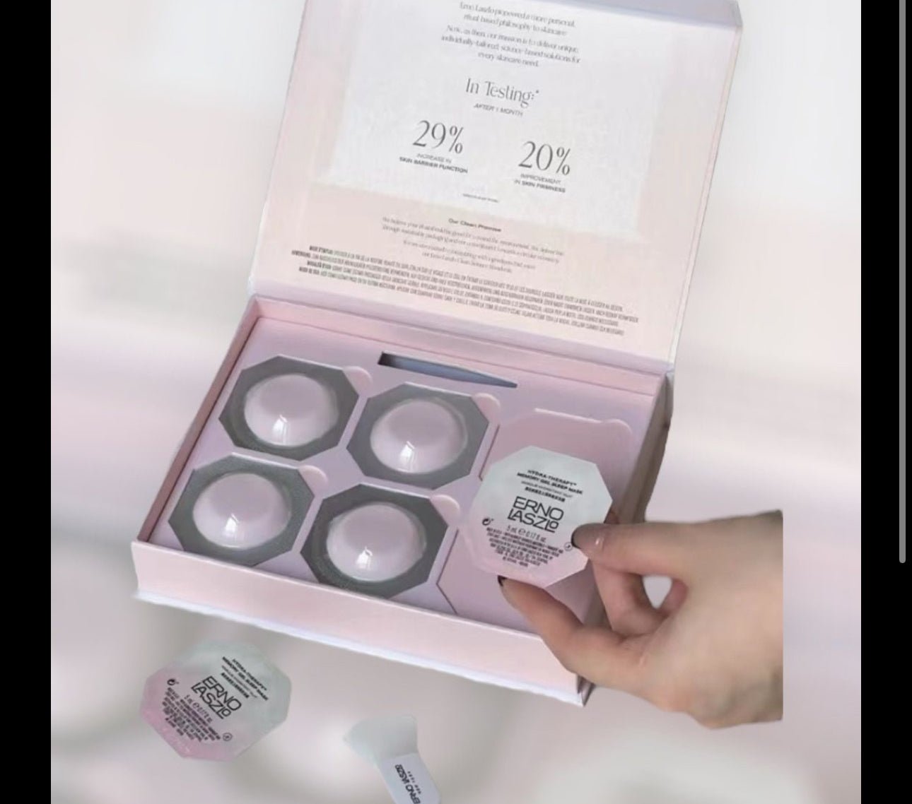 ERNO LASZLO 晚安凍膜 6粒 懶人版冰白面膜 逾夜修護熬夜肌 彈潤緊致 晚安凍膜 - La Fée Beauty