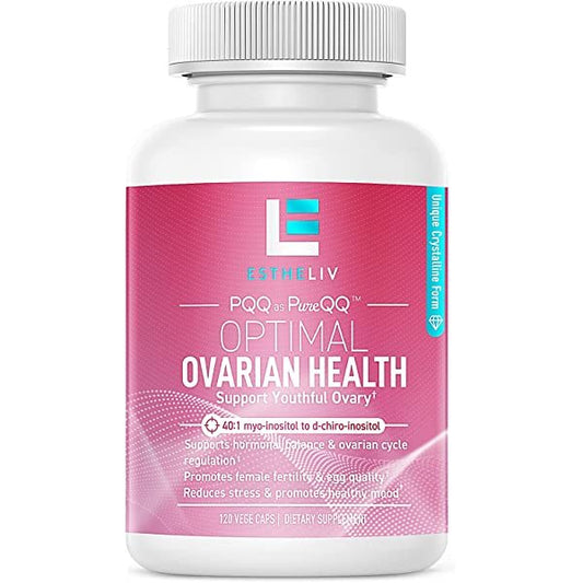 美國進口 ESTHELIV Optimal Ovarian Health 120 VegeCaps 卵巢保養片120粒 - La Fée Beauty