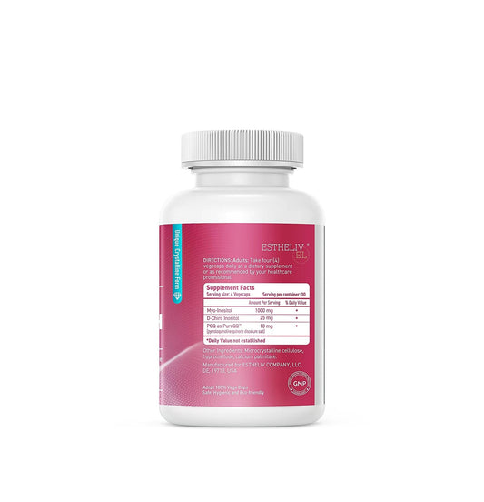 美國進口 ESTHELIV Optimal Ovarian Health 120 VegeCaps 卵巢保養片120粒 - La Fée Beauty