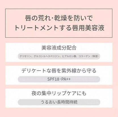 日本 復刻限定版 Ettusais艾杜紗 滋潤護唇精華液啫喱10g - La Fée Beauty