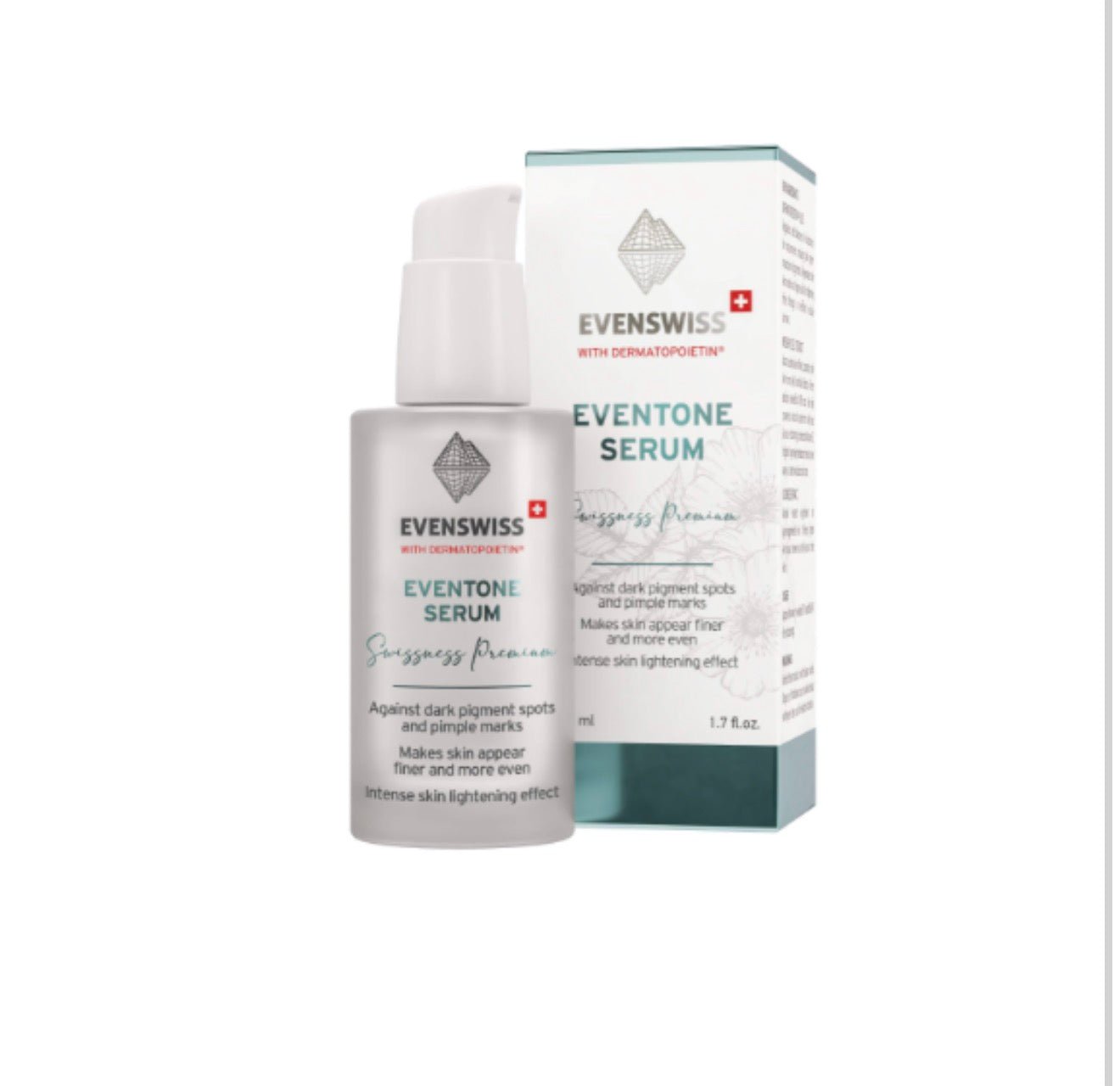 EVENSWISS 伊瑞施 煥彩提亮淡斑美白修護精華50ml 亮白修護緊致提拉 抗皺彈潤保濕 - La Fée Beauty