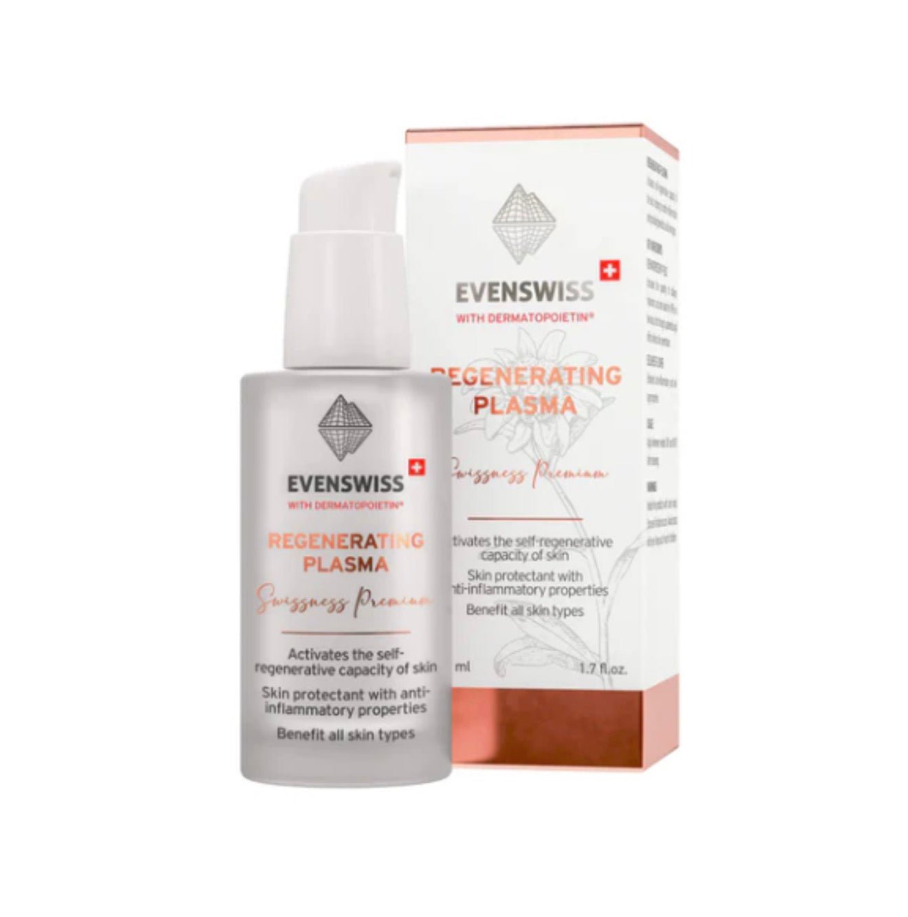 EVENSWISS 伊瑞施 5倍煥活精華乳50ml 5倍膠原蛋白精華乳 修復緊致提拉抗皺膠原再生提亮 - La Fée Beauty