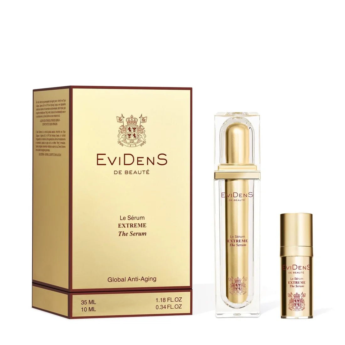 日本 EviDenS De Beaute THE EXTREME SERUM 臻金賦活面部精華 35ml + 10ml - La Fée Beauty