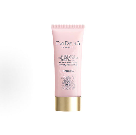 日本 EviDenS De Beaute The Ultimate Shield SPF 50+ 粉櫻花氧氣防曬 50ml - La Fée Beauty
