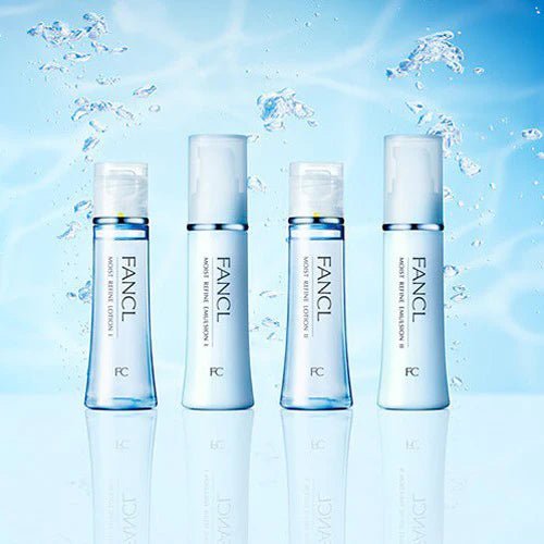 FANCL 芳珂 MOIST REFINE無添加保濕水潤鎖水乳液 30ml + MOIST REFINE柔滑保濕化妝水 30ml 套 - La Fée Beauty