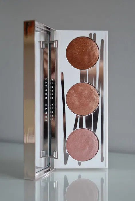FENTY BEAUTY BY RIHANNA 蕾哈娜 Diamond Bomb Triple Drip All Over Diamond Veil Palette (3x Highlighter) 3x2.9g - La Fée Beauty