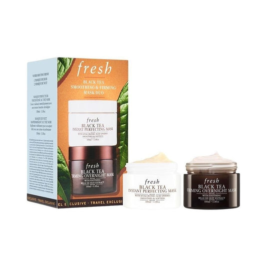 Fresh 馥蕾詩 BLACK TEA AGE-DELAY FOR DAY & NIGHT 面膜套裝 100ml*2 - La Fée Beauty
