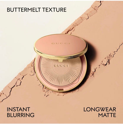 GUCCI 古馳 2025新品 天然啞光蜜粉餅 Matte Powder, Face Powder 10g - La Fée Beauty