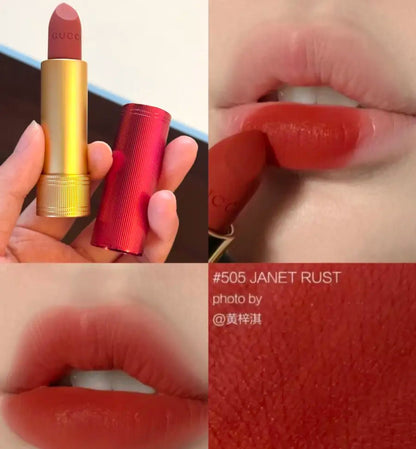 Gucci 古馳 聖誕限量版 ROUGE A LEVRES MAT唇膏 505 JANET RUST - La Fée Beauty