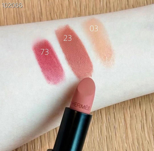 HERMES 輕盈霧面唇膏 23 – Beige Doblis 3.5g - La Fée Beauty