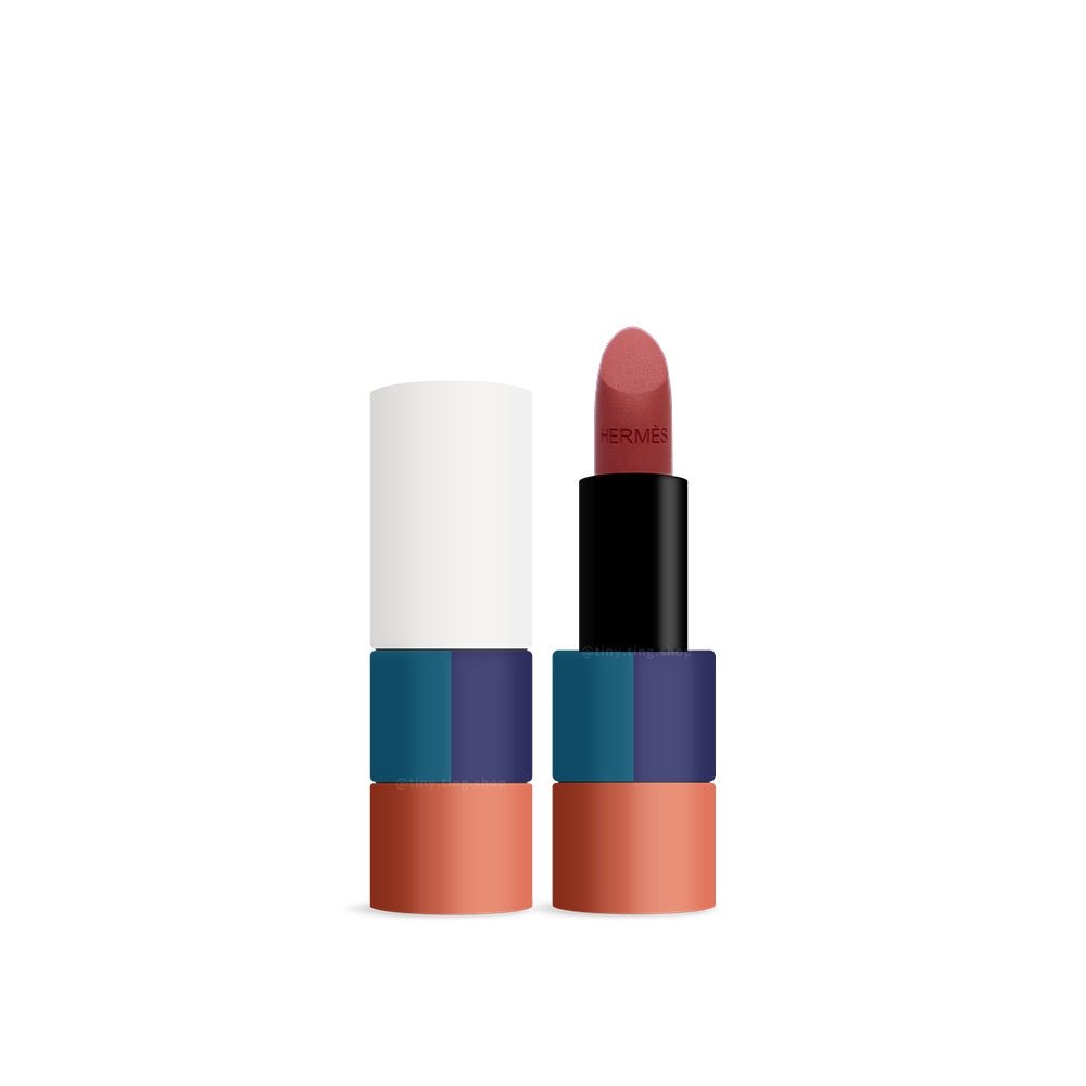 HERMES 輕盈霧面唇膏 73 Rouge Nappa 3.5g - La Fée Beauty