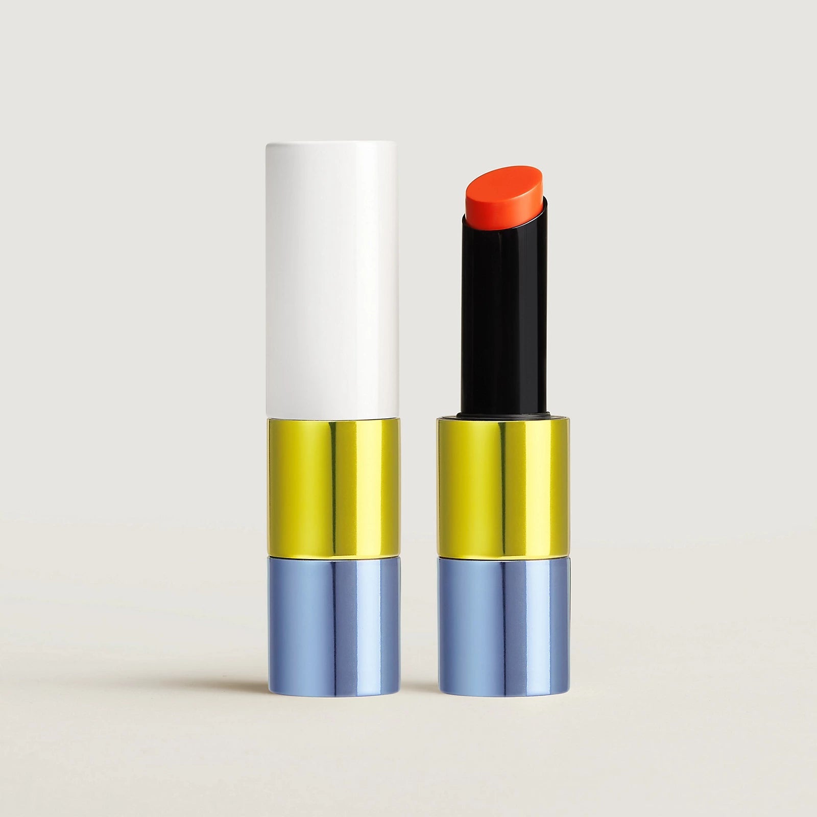 HERMES Rouge Brillant Silky 絲柔亮澤唇膏 28 ORANGE FLASH 橘色閃光 3g - La Fée Beauty