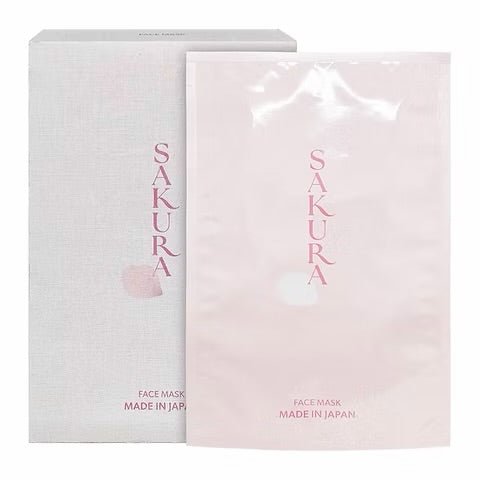 日本 Hirosophy 全新升級 櫻花蜂王漿玻尿酸面膜 補水提亮白 6片/盒 - La Fée Beauty
