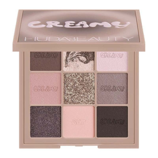 HUDA BEAUTY CREAMY OBSESSIONS 9W EYESHADOW PALETTE 眼影盤– Greige 冷紫芋灰 - La Fée Beauty