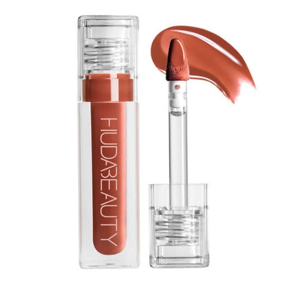 HUDA BEAUTY 新品 FAUX FILLER Extra Shine Lip Gloss 鏡面閃亮唇釉 3.9ml Foxy - La Fée Beauty