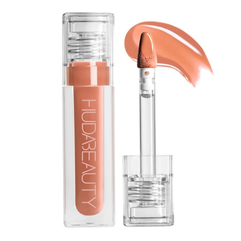 HUDA BEAUTY 新品 FAUX FILLER Extra Shine Lip Gloss 鏡面閃亮唇釉 3.9ml Honey - La Fée Beauty