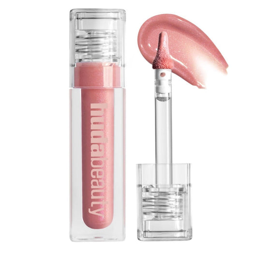 HUDA BEAUTY 新品 FAUX FILLER Extra Shine Lip Gloss 鏡面閃亮唇釉 3.9ml She Flirty - La Fée Beauty