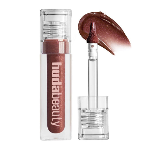 HUDA BEAUTY 新品 FAUX FILLER Extra Shine Lip Gloss 鏡面閃亮唇釉 3.9ml She Glitzy - La Fée Beauty