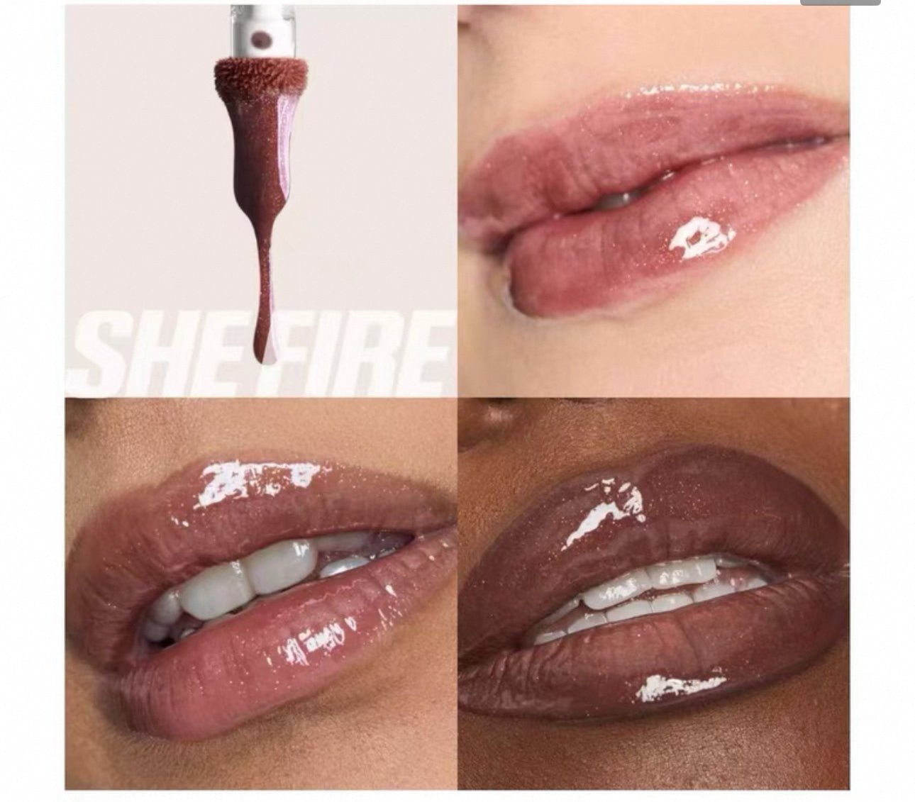 HUDA BEAUTY 新品 FAUX FILLER Extra Shine Lip Gloss 鏡面閃亮唇釉 3.9ml She Glitzy - La Fée Beauty