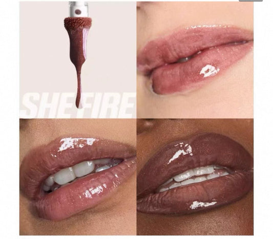 HUDA BEAUTY 新品 FAUX FILLER Extra Shine Lip Gloss 鏡面閃亮唇釉 3.9ml She Glitzy - La Fée Beauty