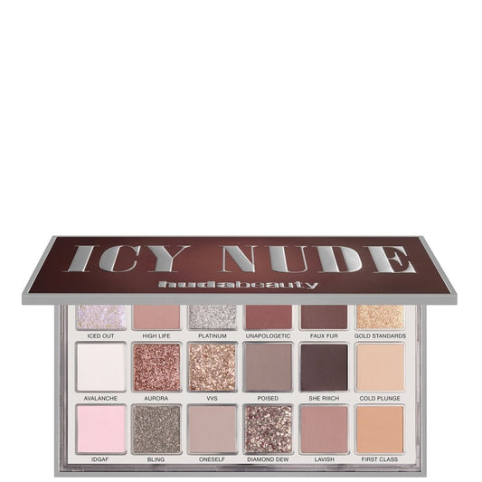HUDA BEAUTY Huda Beauty Icy Nude Eyeshadow Palette 16g - La Fée Beauty