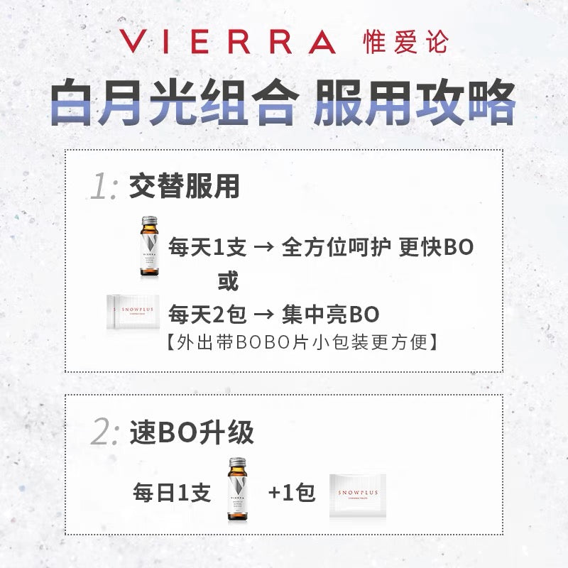 澳洲 Vierra惟愛論 Snowplus™ Supreme Essence白白飲50ml*8支