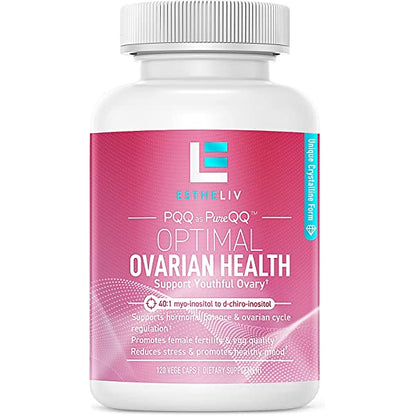 美國進口 ESTHELIV Optimal Ovarian Health 120 VegeCaps 卵巢保養片120粒