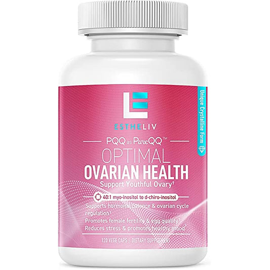 美國進口 ESTHELIV Optimal Ovarian Health 120 VegeCaps 卵巢保養片120粒