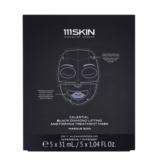 111SKIN Celestial Black Diamond Lifting and Firming Treatment Mask 黑鑽提升緊致面膜 5片