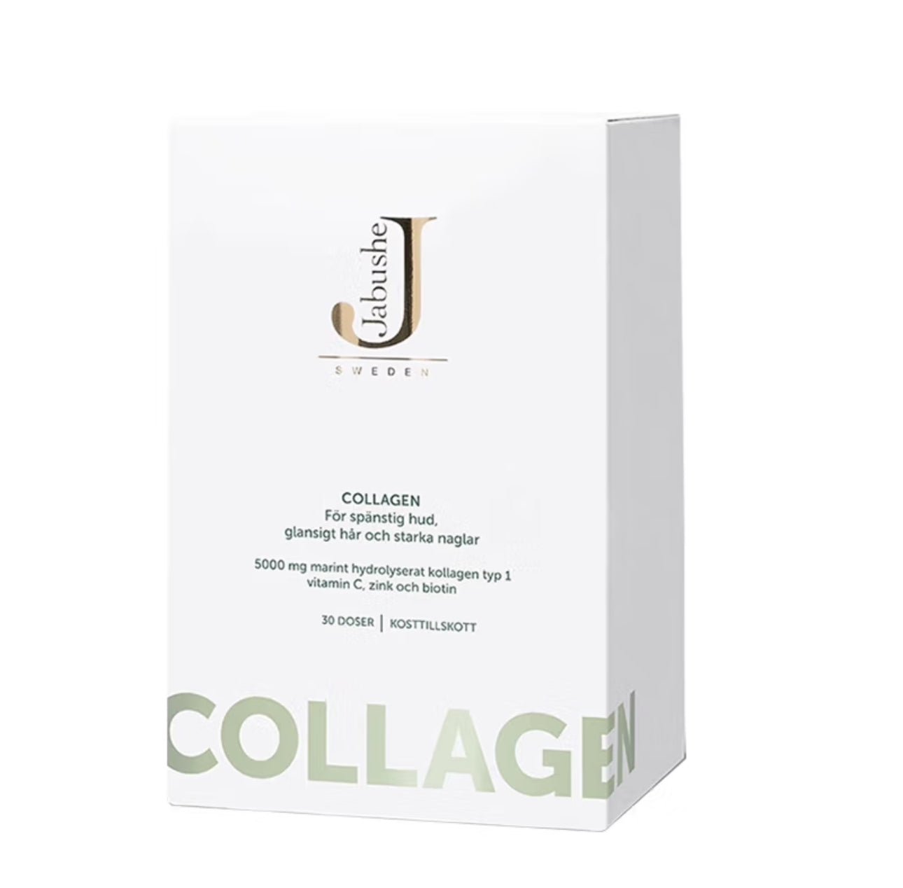 瑞典 Jabushe 嘉碧茜 小分子深海魚膠原蛋白 5000mg 一盒30包 - La Fée Beauty