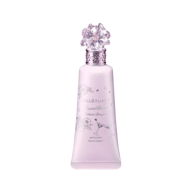 JILL STUART Crystal Bloom Sakura Bouquet Perfumed Hand Cream 40g - La Fée Beauty