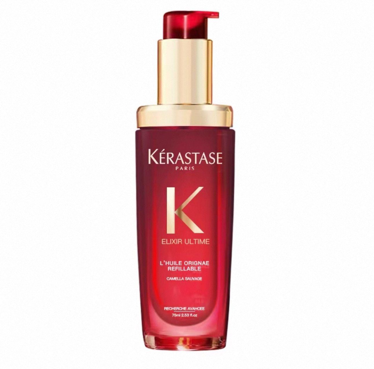 Kerastase 卡詩 ELIXIR ULTIME L'HUILE ORIGINALE REFILLABLE 山茶花護髮精油75ml 護髮亮澤柔順修護防乾枯 - La Fée Beauty