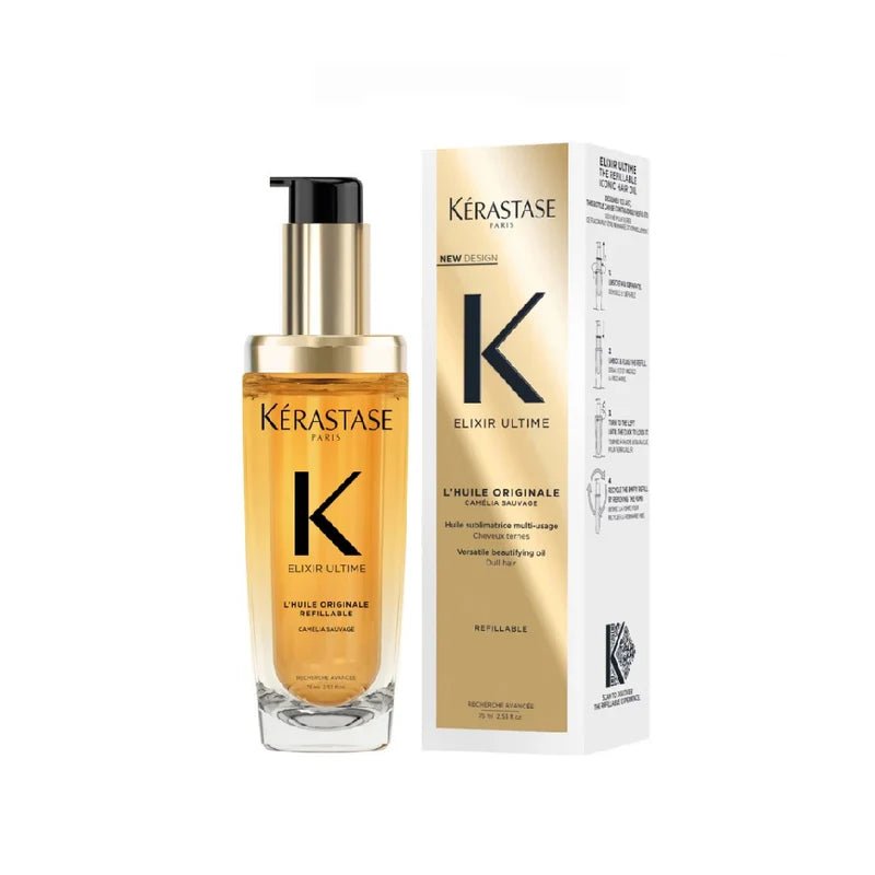 Kerastase 卡詩Kerastase Elixir Ultime L'HUILE ORIGINALE REFILLABLE 極緻全效修護精華 75ml - La Fée Beauty