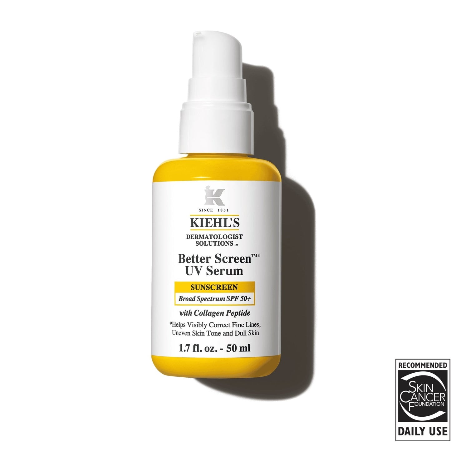 Kiehl's 科顏氏 新品 膠原蛋白肽清爽防曬精華 50ml SPF50 - La Fée Beauty