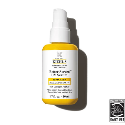 Kiehl's 科顏氏 新品 膠原蛋白肽清爽防曬精華 50ml SPF50 - La Fée Beauty