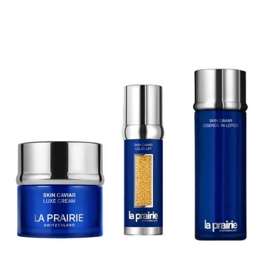❤️‍🔥大優惠 La Prairie 魚子精華提升緊緻液50ml + 魚子精華瓊貴面霜100ml + 魚子水 250ml 三件套 - La Fée Beauty