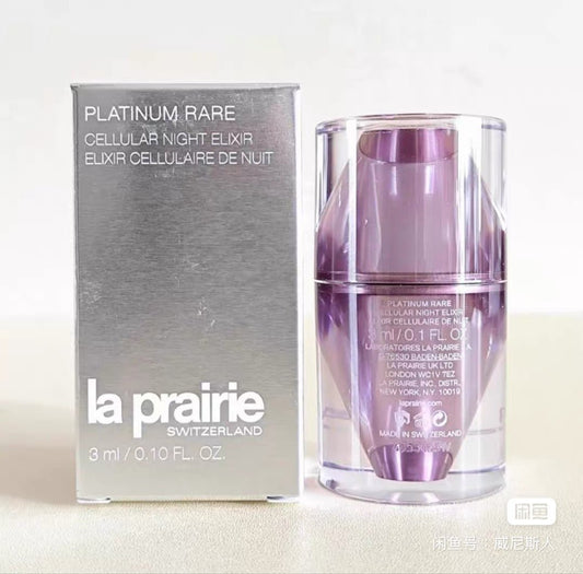 La Prairie PLATINUM RARE CELLULAR NIGHT ELIXIR 稀世鉑金夜之臻萃精華 3ml (旅行裝） - La Fée Beauty