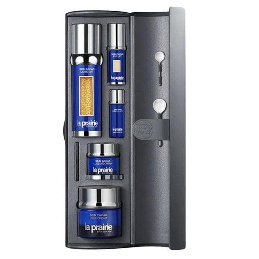 La Prairie SKIN CAVIAR 藍魚子 圓桶5件套裝 - La Fée Beauty