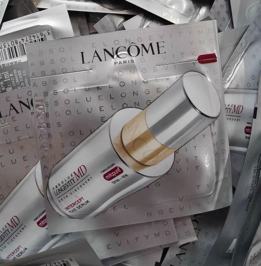 Lancome ABSOLUE LONGEVITY MD INTERCEPT THE SERUM MD系列 凝時 精華乳 （30-50歲） 1ml x 30片旅行裝￼ - La Fée Beauty