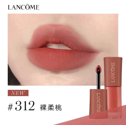 LANCOME 蘭蔻 L'ABSOLU ROUGE 瑰麗柔霧啞緻唇釉 312 裸柔桃 6ml - La Fée Beauty