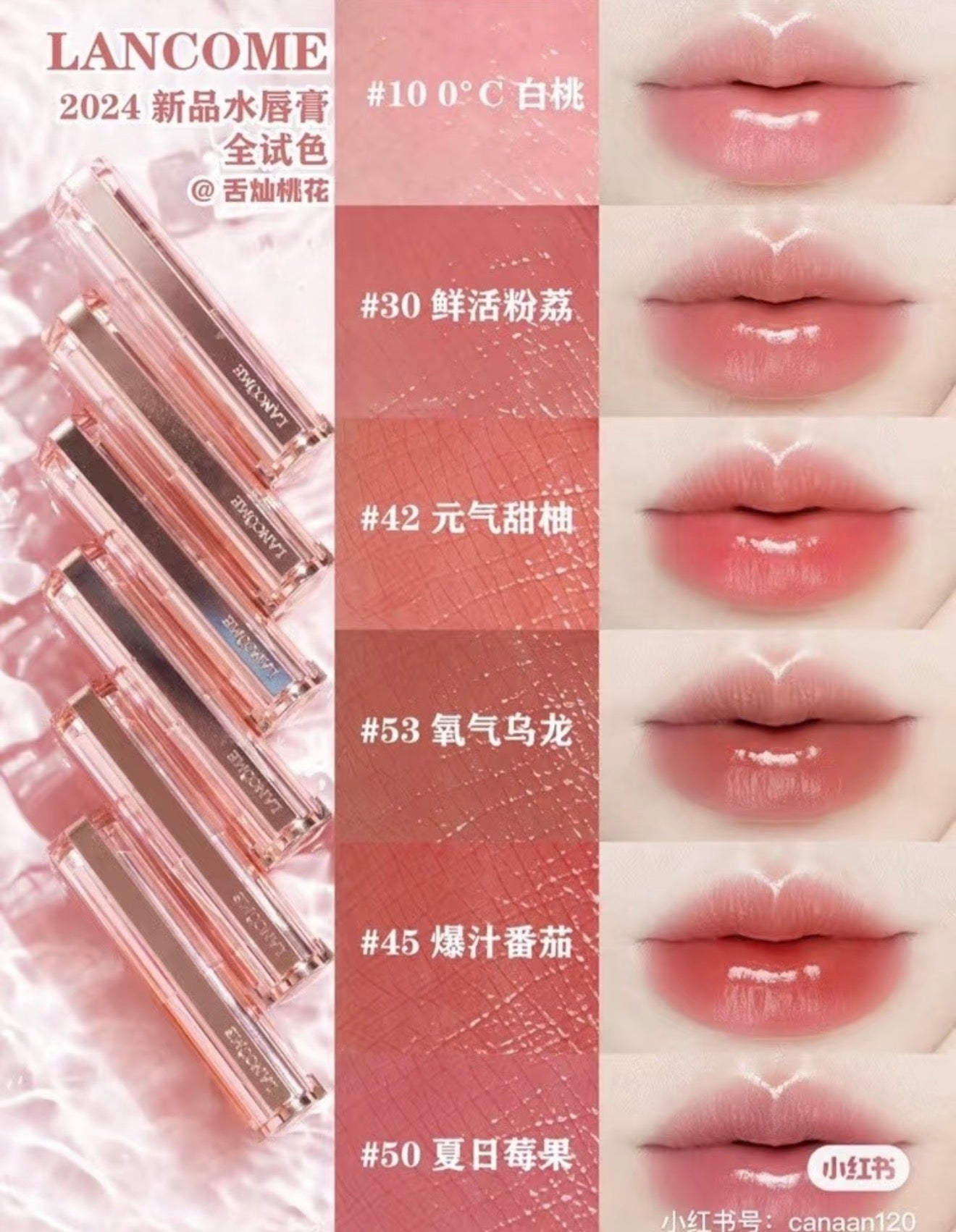 LANCOME 蘭蔻 LIP IDÔLE 奶油水光唇膏 大熱色 42 / 53￼/10 - La Fée Beauty