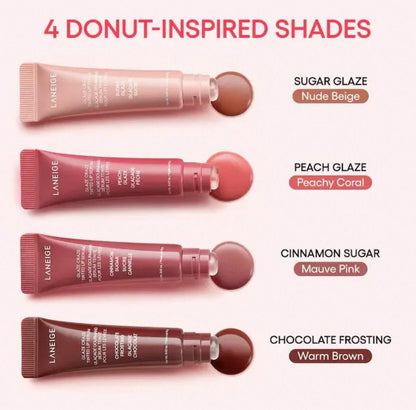 Laneige 蘭芝 2025新款￼￼ 多肽有色唇膏唇精華唇蜜 12g Peach Glaze - La Fée Beauty