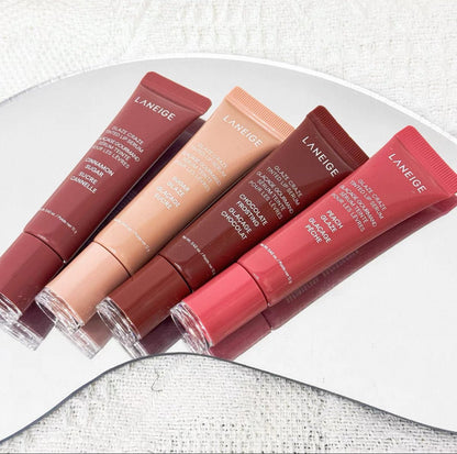 Laneige 蘭芝 2025新款￼￼ 多肽有色唇膏唇精華唇蜜 12g Peach Glaze - La Fée Beauty
