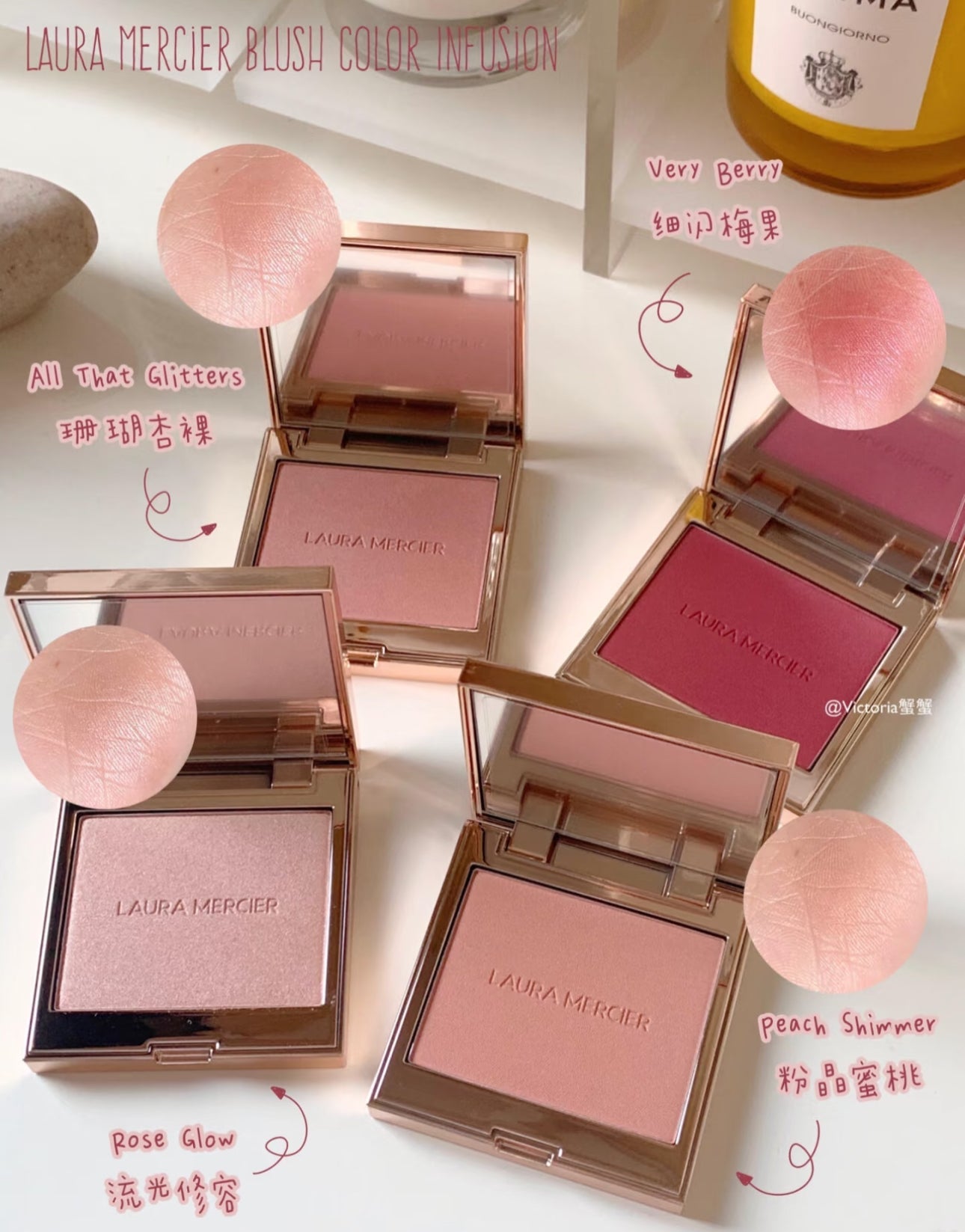 Laura Mercier 蘿拉蜜思 粉金玫瑰柔光胭脂 6g - La Fée Beauty