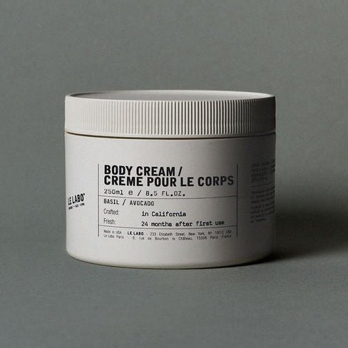 LE LABO BODY CREAM 身體霜 250ml basil 羅勒 - La Fée Beauty