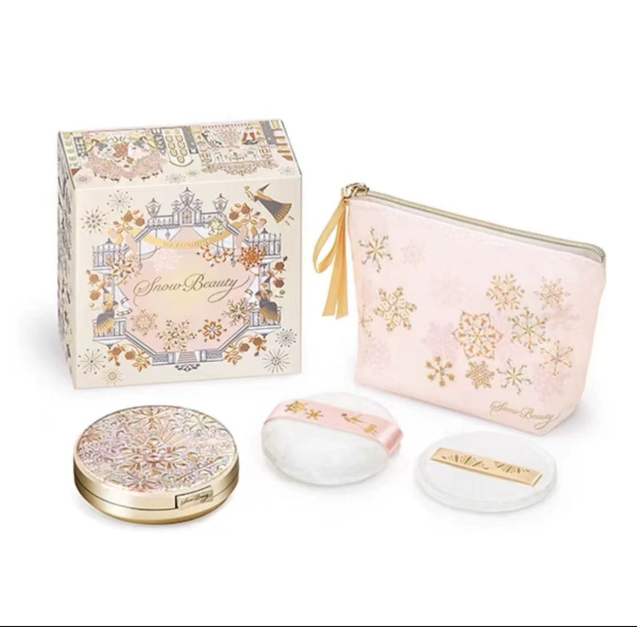 日本 MAQuillAGE Snow Beauty 心機粉餅 日夜蜜粉餅晚安粉 - La Fée Beauty